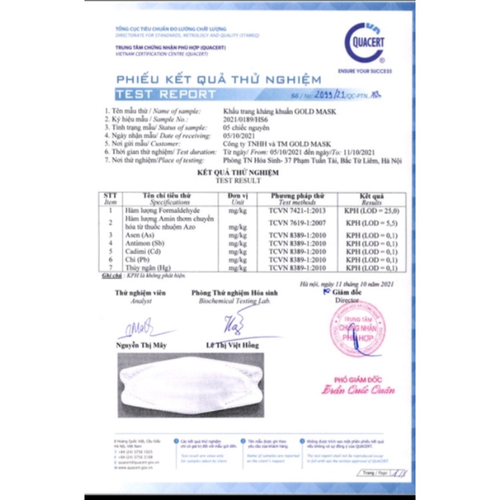 KHẨU TRANG KF94 GOLD MASK CÔNG NGHỆ HÀN QUỐC, LỌC BỤI MỊN ( TÚI 10 CHIẾC ) | BigBuy360 - bigbuy360.vn