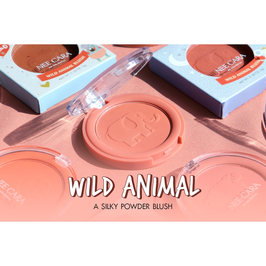 [NEW] Phấn Má Hồng Nee Cara Wild Animal Blush N323