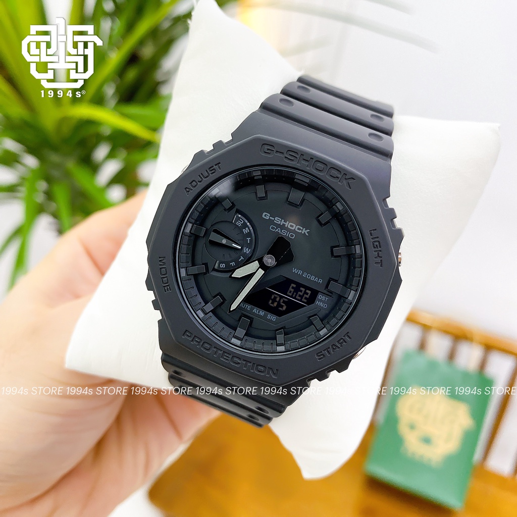 Đồng hồ nam Casio G-Shock GA-2100-1A1 chống va đập, chống nước 200m, hàng chính hãng