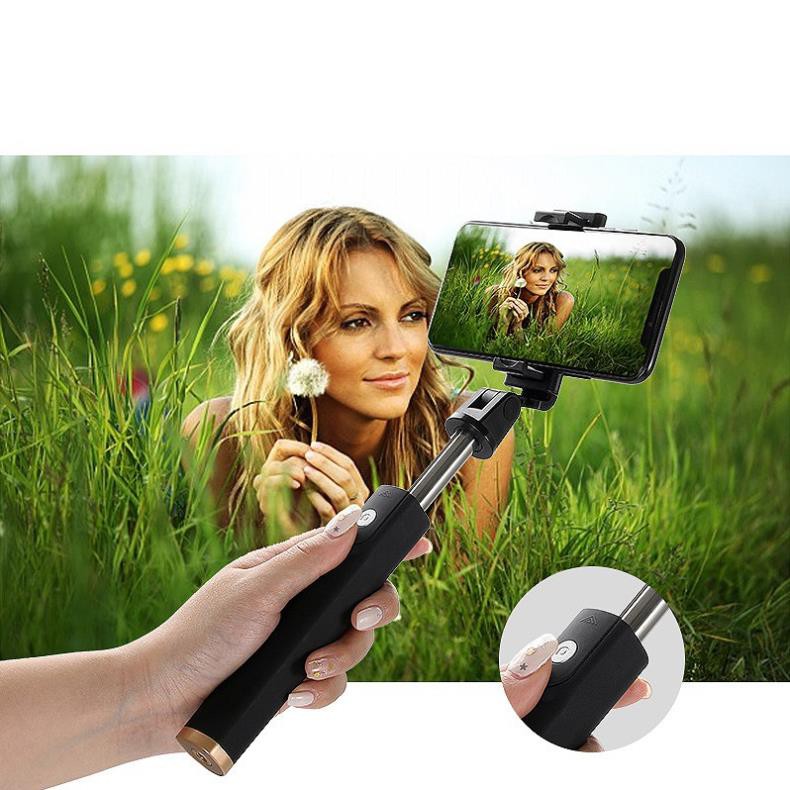 Gây Chụp Hình K09 Tripod Tự Sướng Selfie Bluetooth 3 in1 Remote Tháo Rời Chiều Dài Tối Đa 85cm