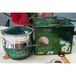 Kem mụn - trắng da - xóa thâm - liền sẹo - cân bằng độ ẩm OHIO collogen Đông Trùng Hạ Thảo ( 20g )