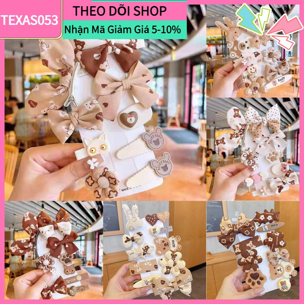 Texas053 Trẻ em Nơ Kẹp tóc Cô gái Mô hình động vật Dễ thương Tóc đẹp Tinh tế Phụ kiện Quà tặng sinh nhật