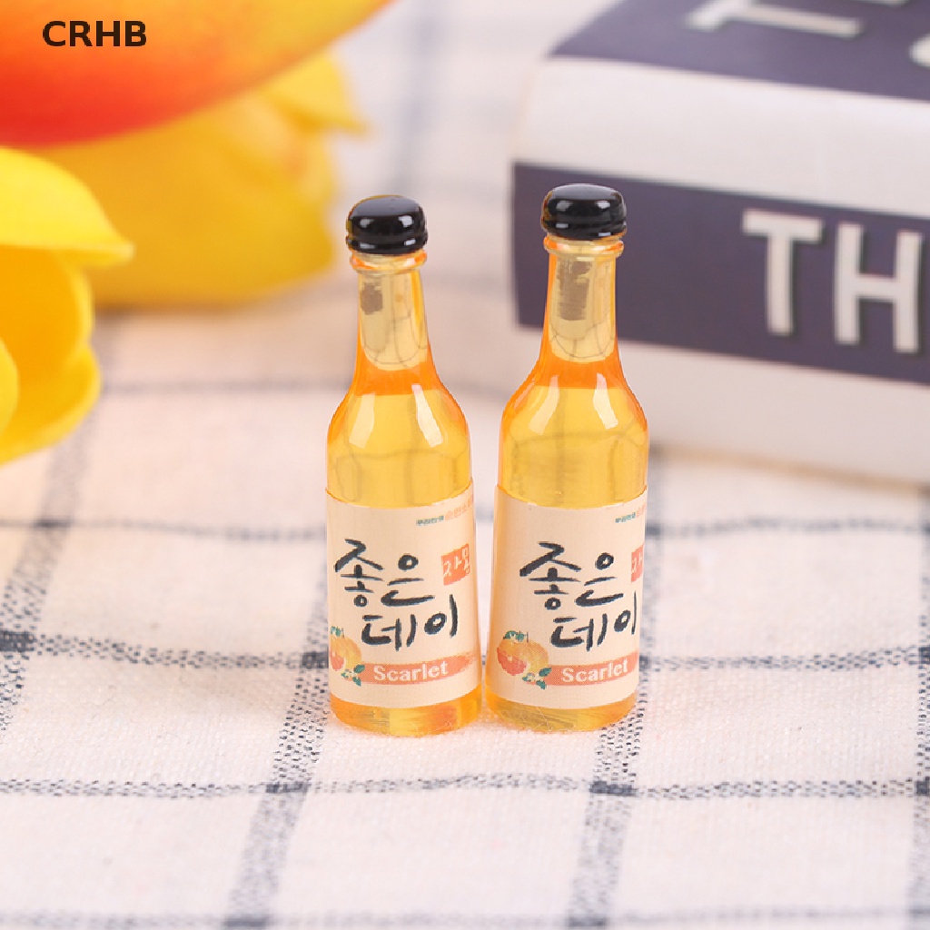 Set 10 Chai Bia Nhựa Mini Tỉ Lệ 1 / 12 Dùng Để Trang Trí Nhà Búp Bê Mới