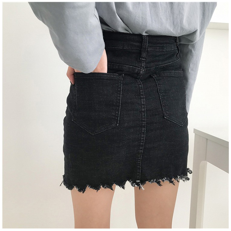 Chân váy Jean kèm quần (CV12)-Hàng có sẵn size S
