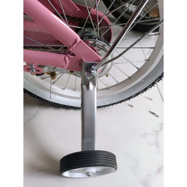 xe đạp trẻ em 12inch xaming cho bé gái 2_4 tuổi màu hồng, lắp ráp hoàn thiện