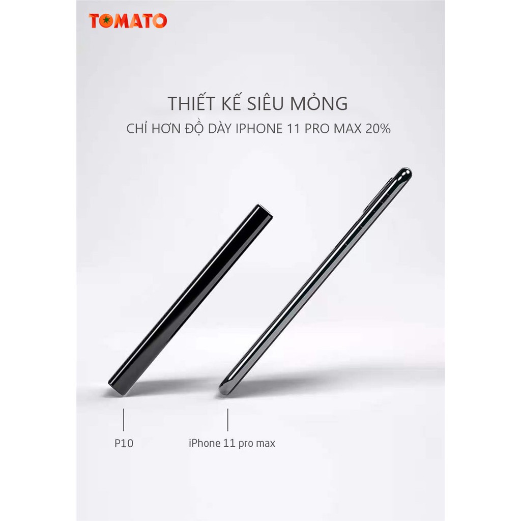 Sạc Dự Phòng Ibesky P10 10000mAh , Sạc 2 Lần IPhone , Nhỏ Gọn Tiện Lợi  ( BẢO HÀNH 12 THÁNG )