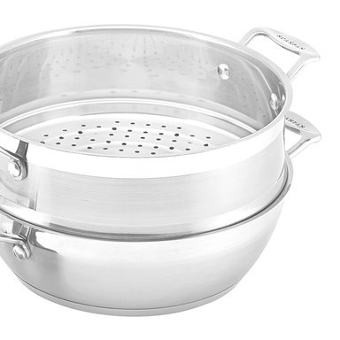 Chảo inox kèm xửng hấp Scanpan Impact 28cm 71122810