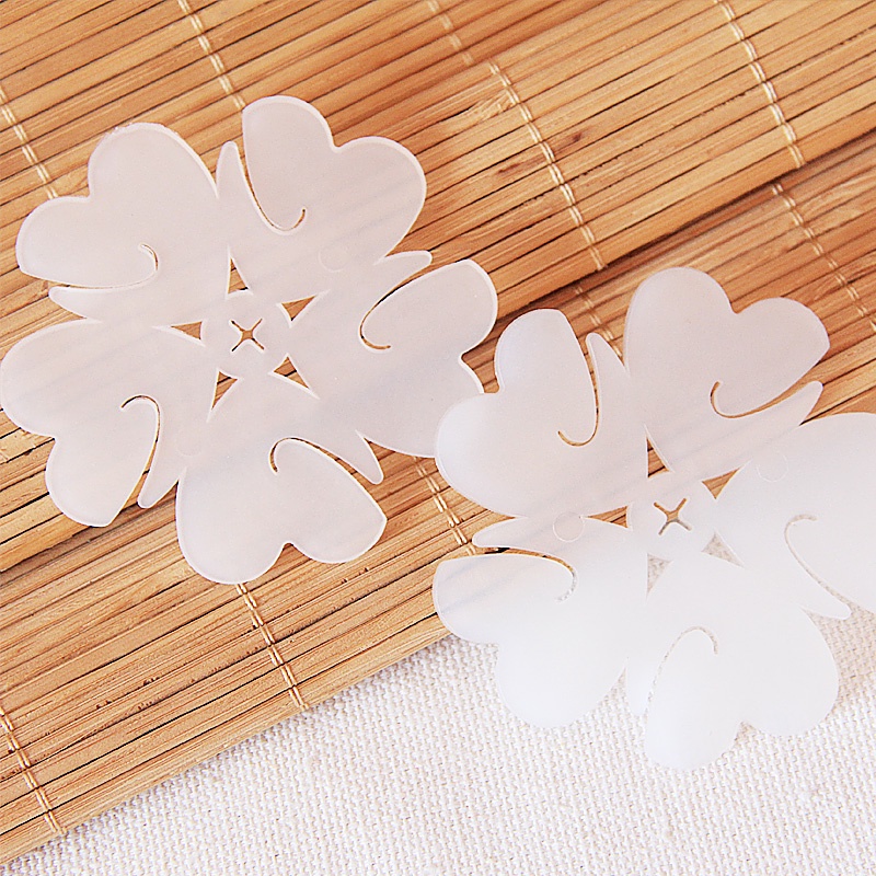 Set 10 Kẹp Khóa Bong Bóng Tạo Hình Hoa Mận Dễ Dàng Cài Đặt Dễ Dàng