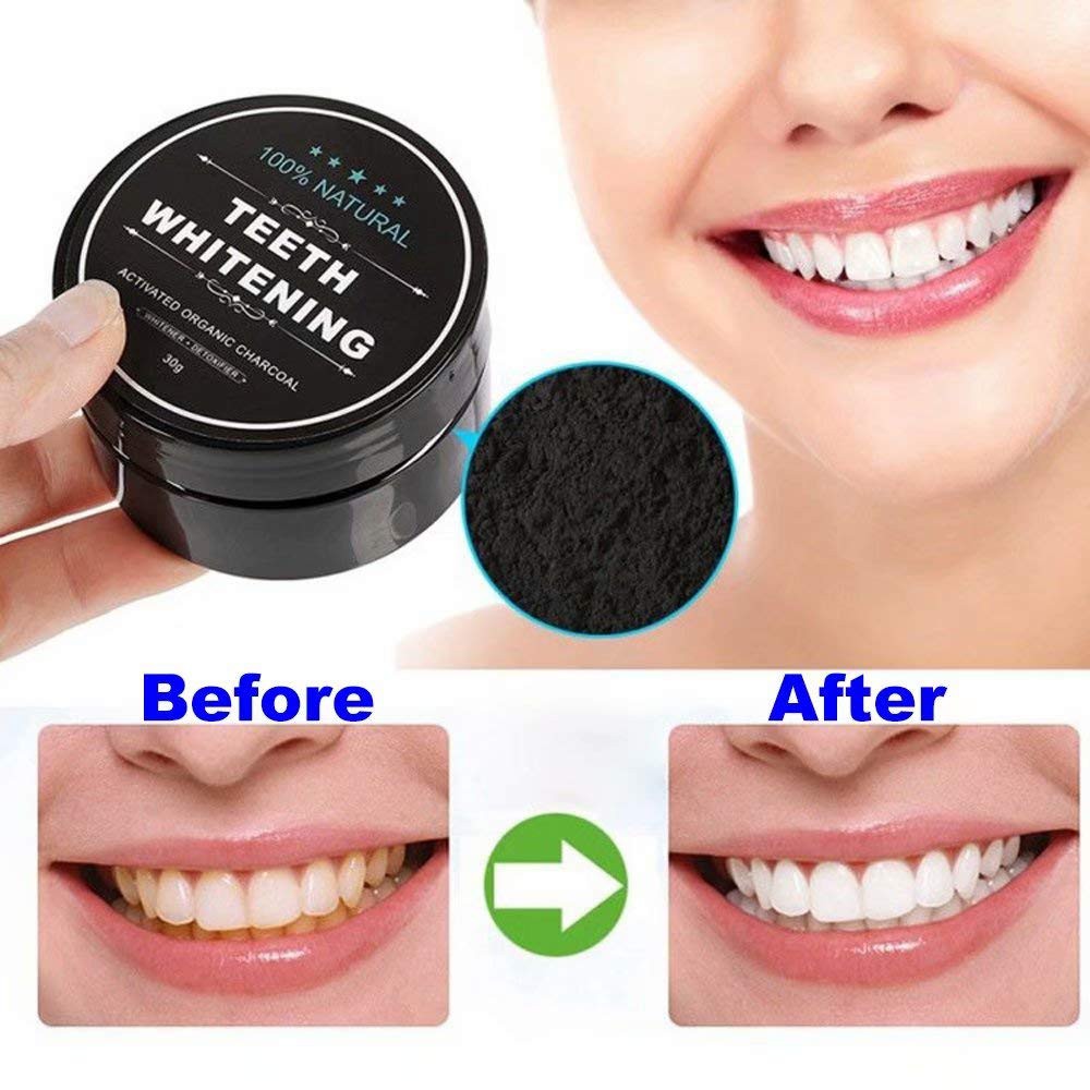 Bột trắng răng than tre  - Teeth Whitening (HIỆU QUẢ SAU 7 NGÀY)