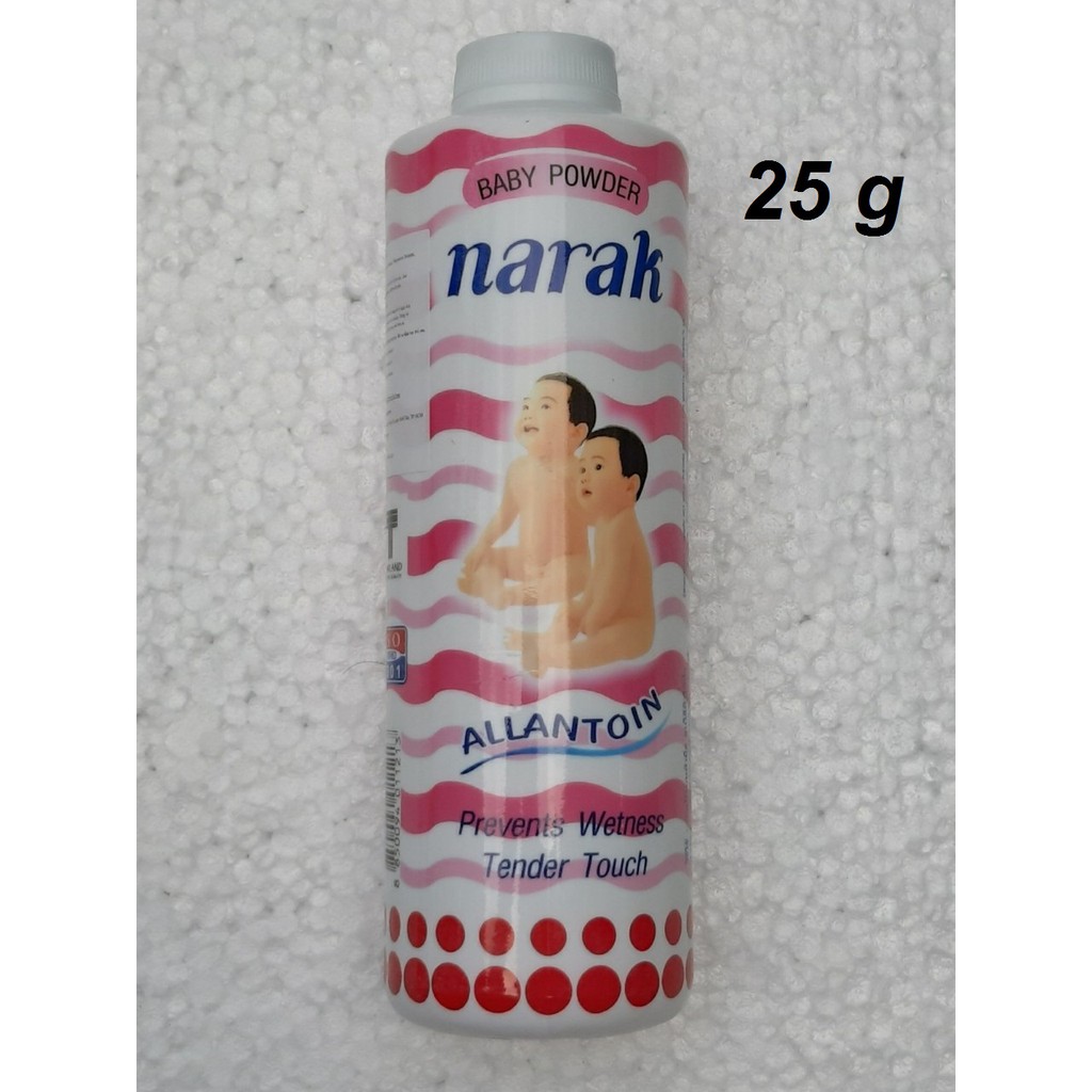 1 chai Phấn rôm Narak 25g thơm dịu nhẹ rôm sẩy trẻ em cả người lớn - Thái Lan