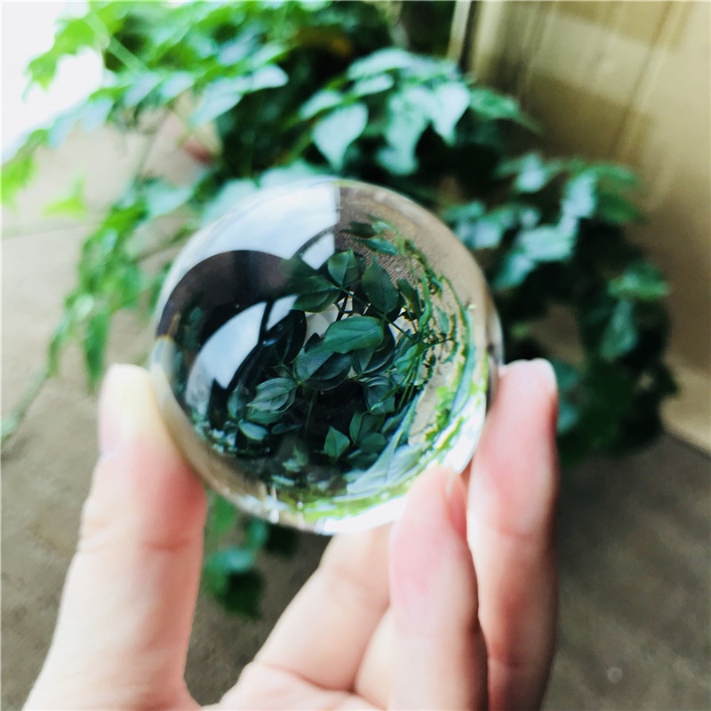 Quả Cầu Pha Lê Trong Suốt Kích Thước 60 / 70 / 80mm