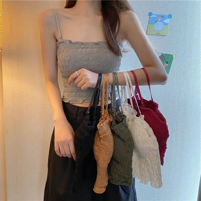 Áo Ống Hai Dây Có Đệm Ngực Gợi Cảm Cho Nữ