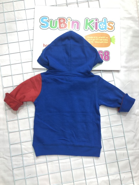 (ảnh thật) Áo nỉ bé trai hoodie cho bé có mũ SBAN11 siêu chất Sz 10-17kg (hàng có sẵn) áo nỉ nhí cho bé 1-5y.