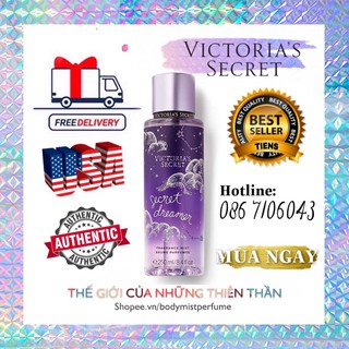 𝗕𝗢𝗗𝗬𝗠𝗜𝗦𝗧⚜️Mẫu thử xịt thơm Body Mist Victoria's Secret - Secret Dream 250ml