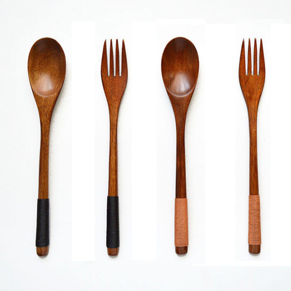 Epoch Muỗng Gỗ Tự Nhiên Dùng Ăn Súp Phong Cách Nhật Bản