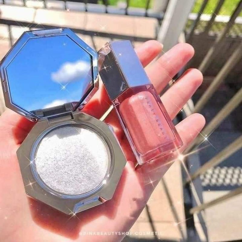 Set Fenty Diamond Bomb bắt sáng và son bóng minisize | BigBuy360 - bigbuy360.vn