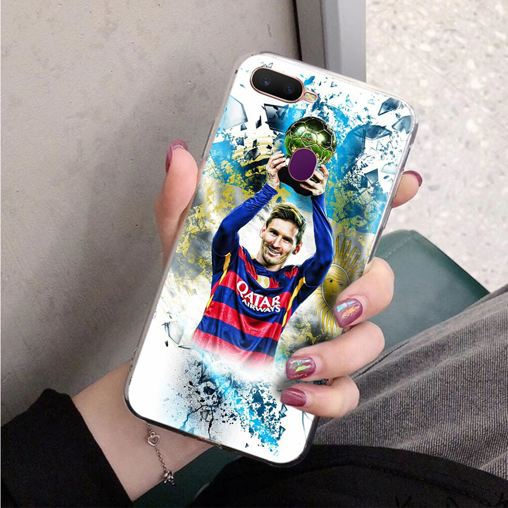 Ốp Điện Thoại Mềm Trong Suốt Hình Lionel Messi Cho Realme 6i 6 5 5i 7 7i Pro 2 Real Me Va134