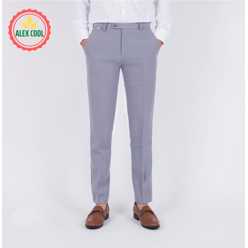 Quần âu quần vải nam hàn quốc ống côn cao cấp vải tuyết mưa. alex cool | BigBuy360 - bigbuy360.vn
