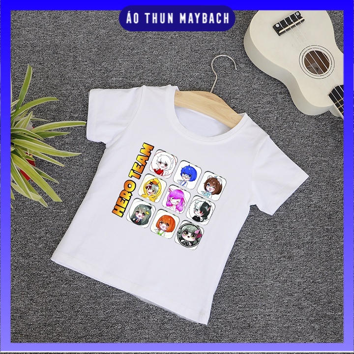 Áo Thun Trẻ Em In Hình Hero Team Cực Chất