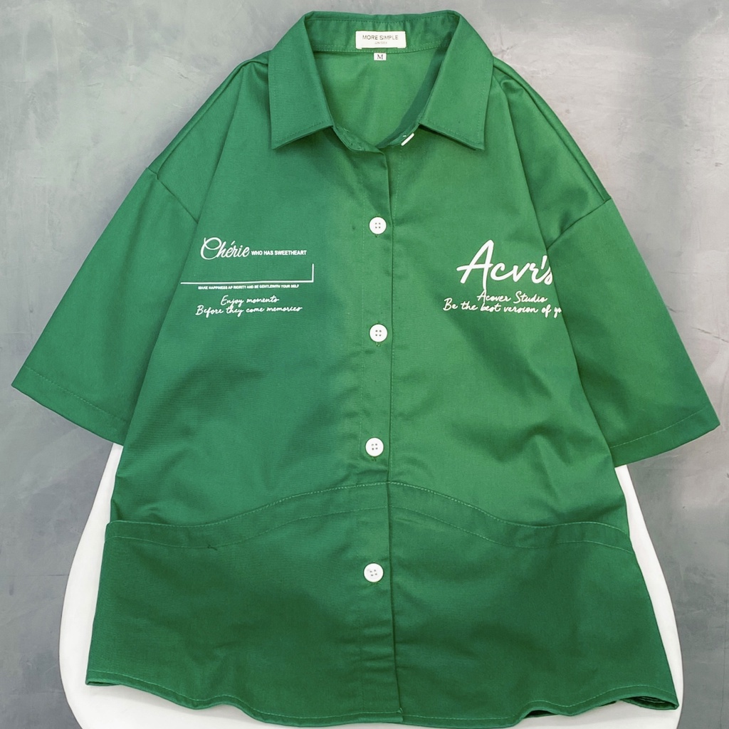 Áo Sơ Mi Tay Ngắn MORI Form Rộng Phong Cách Ulzzang - Tuni store