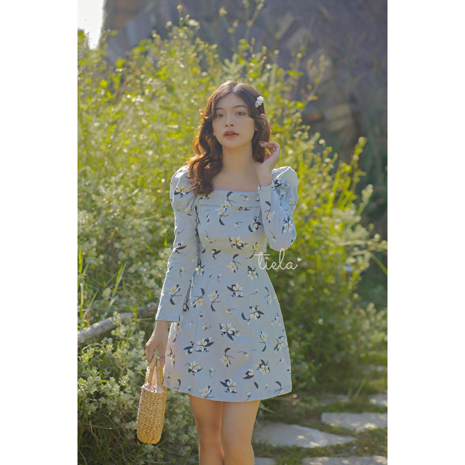 [Mã SKAMA06 giảm 8% tối đa 50K đơn 250K] Váy hoa tay dài - Daisy Dress