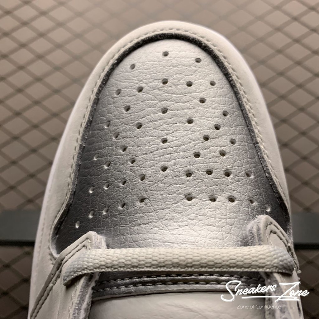 Giày Thể Thao Sneakers AIR JORDAN 1 CO Japan Neutral Grey (2020) xám bạc cao cổ đẹp cho cả nam và nữ