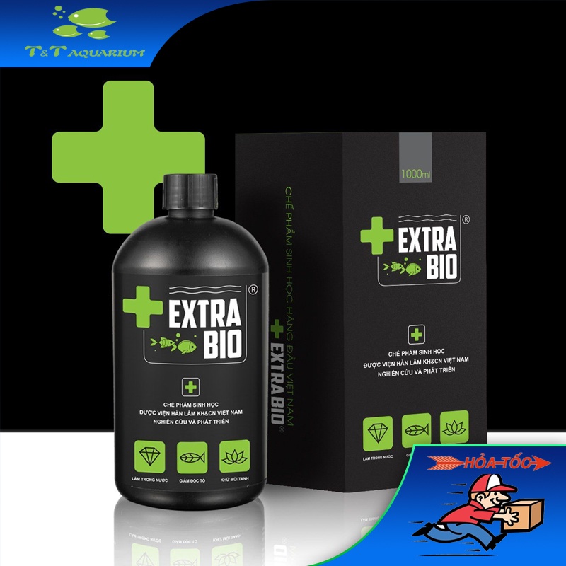 Men Vi Sinh EXTRA BIO - Vi Sinh Cao Cấp dành cho Cá Cảnh