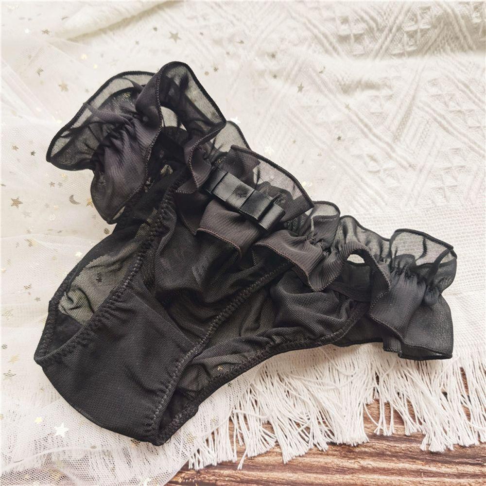 OCEANMAP Quần Lót Cotton Lọt Khe Phối Ren Quyến Rũ Dành Cho Nữ