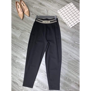 Quần bom baggy nhiều cạp vải umi cao cấp dày dặn co giãn tốt