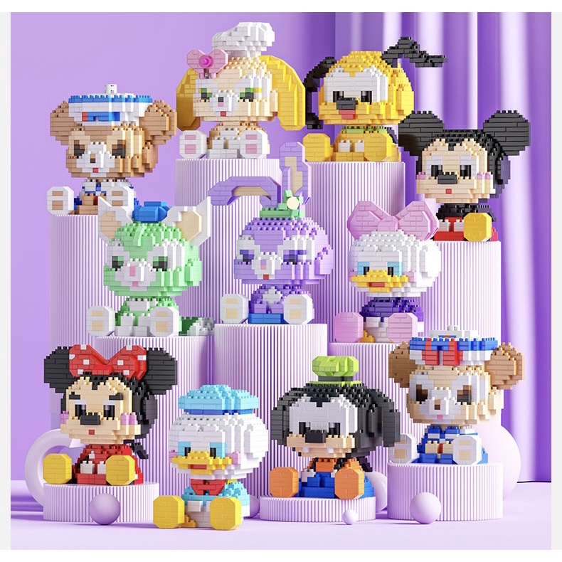 Đồ chơi trí tuệ, xếp hình, lắp ghép nhiều nhân vật cho bé Master Kids