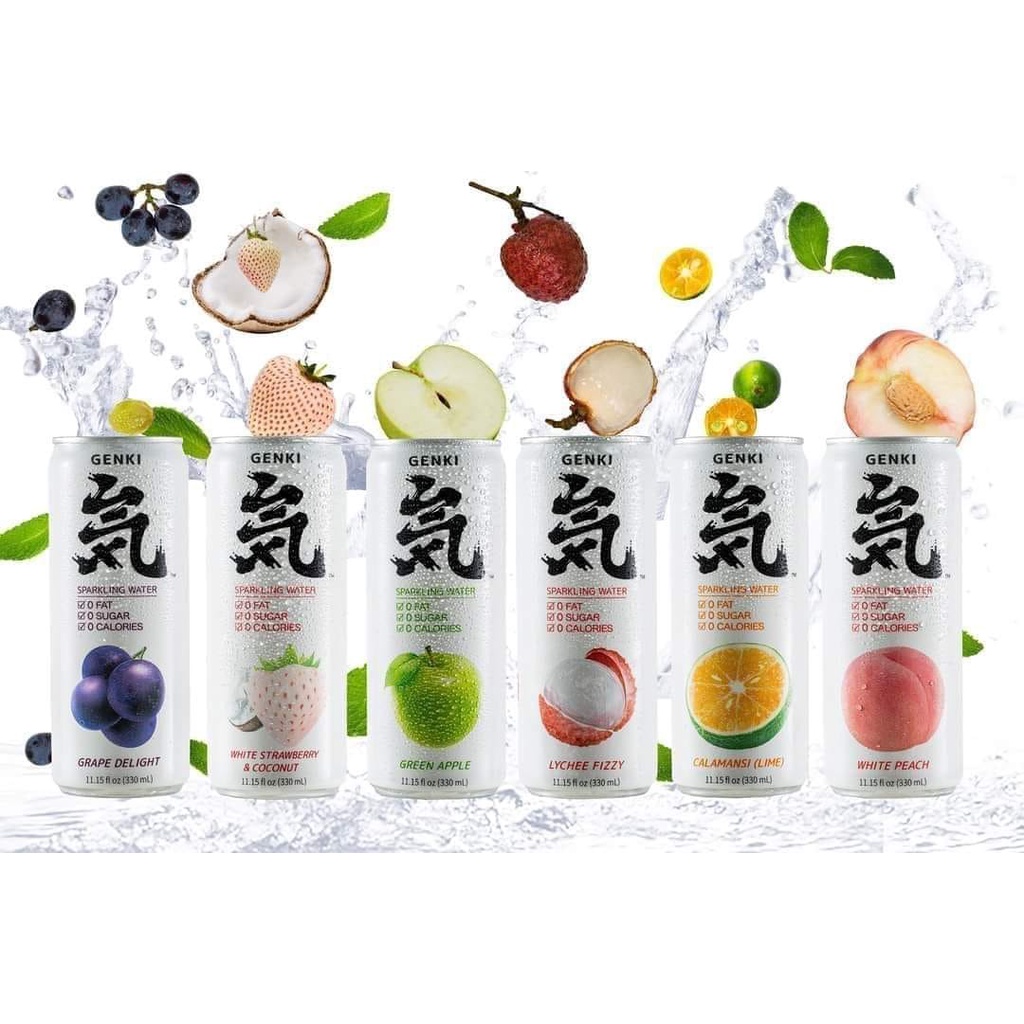 Soda KHÔNG ĐƯỜNG Genki Forest 330ml