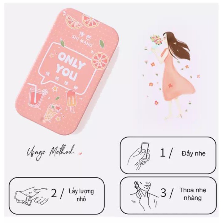 [FREE SHIP] Nước hoa khô dạng sáp hương thơm lâu khử mùi cho nam và nữ | Thế Giới Skin Care