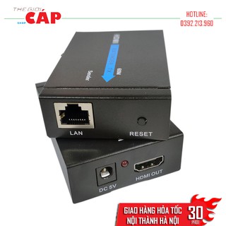 Bộ Nối Dài HDMI Bằng Dây Mạng LAN RJ45 HDMI Extender 60m