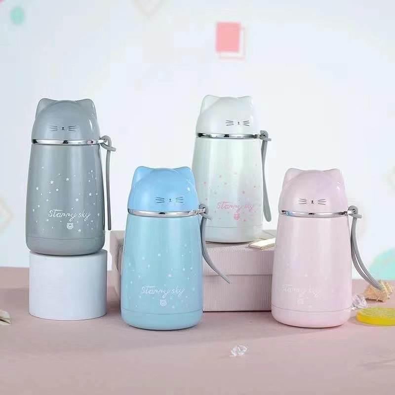 Bình Giữ Nhiệt Mèo 350ML