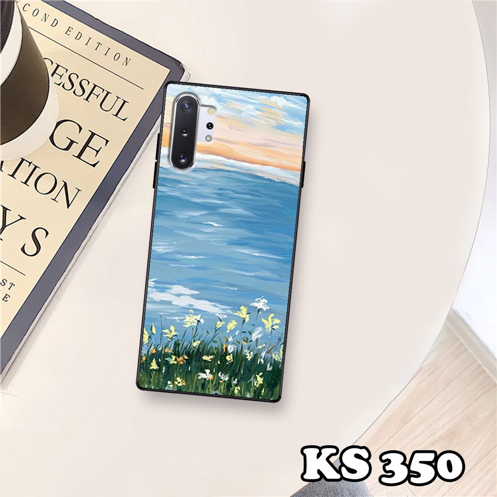 Ốp lưng Samsung Note 10 - Samsung Note 10 Plus - Samsung Note 10 Lite - Ốp in hình Cánh đồng hoa - Chất liệu TPU
