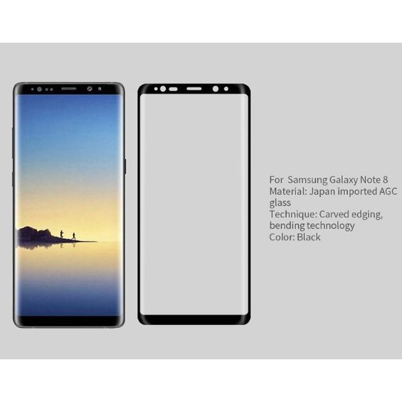 Kính cường lực 3D Nillkin CP+ MAX Full màn cho điện thoại Note 8 - Hàng nhập khẩu