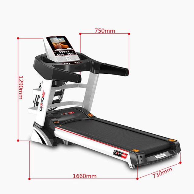 Máy Chạy Bộ Đa Năng CIAPO A4 Cao Cấp Màn Hình 5.5inh, Máy Chạy Bộ Gấp Gọn Tại Nhà Chế Độ Leo Dốc