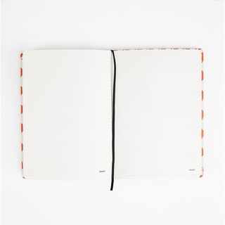 Sổ ruột Dot Crabit Notebuck - Geometric đỏ - sổ dotgrid