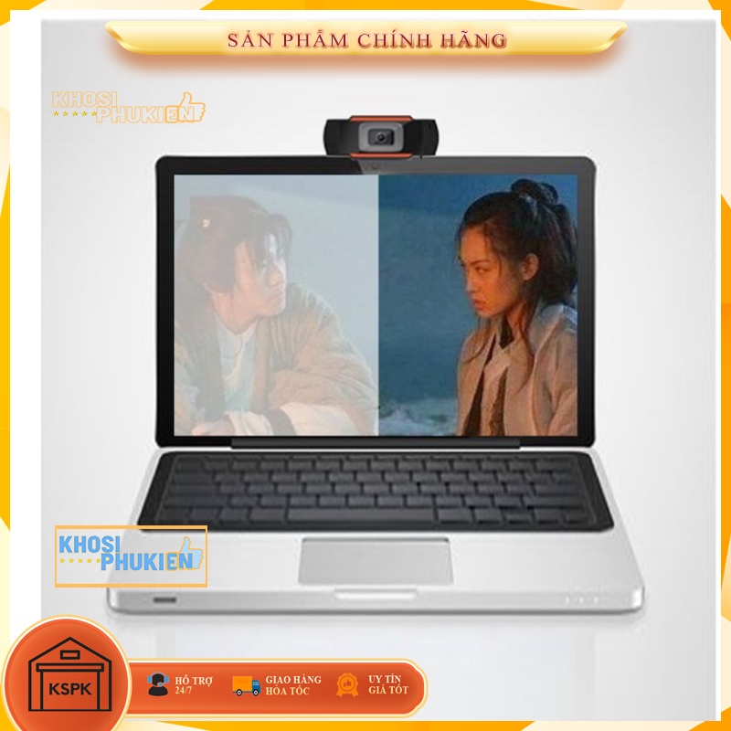 Webcam HỌC ONLINE CHO MÁY TÍNH GIÁ RẺ CÓ MIC KSPK WEBCAM720