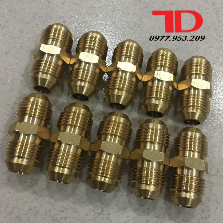 Combo 10 Ốc Nối Ống Đồng Phi 10