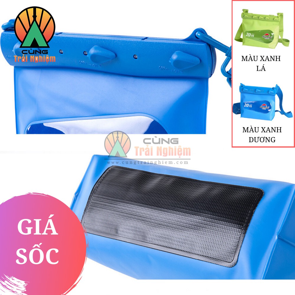 [CHÍNH HÃNG] Túi Chống Nước Chuyên Dụng Cho Độ Sâu 20M Đựng Điện Thoại Quần Áo Đi Biển Đi Bơi NatureHike NH17F001-L