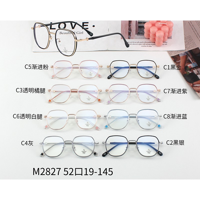 Mắt Kính Gọng Tròn Màu Xanh Dương Phong Cách Retro Thời Trang Jz2827 | BigBuy360 - bigbuy360.vn