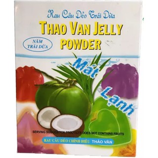 BỘT RAU CÂU DẺO TRÁI DỪA THẢO VÂN ( HỘP 10 GÓI)