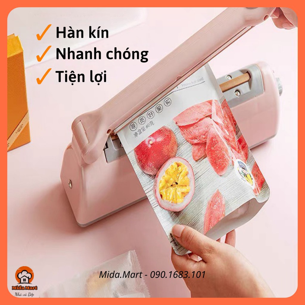 🔥MÁY HÀN MIỆNG TÚI BẢO QUẢN THỰC PHẨM CHÍNH HÃNG VINLAND BẢO HÀNH 6 THÁNG🔥