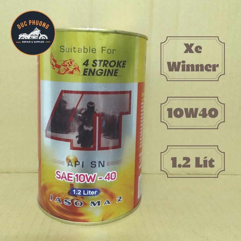 Nhớt xe Winner X, Winner  10w40 công nghệ USA cao cấp ViteX