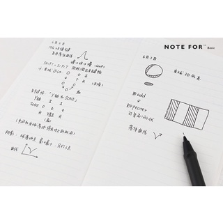 Sổ Note for basic grid blank line size A5 A6 làm bullet journal/planner/nhật ký/scrapbook Hàn Quốc Tẻn Tẻn