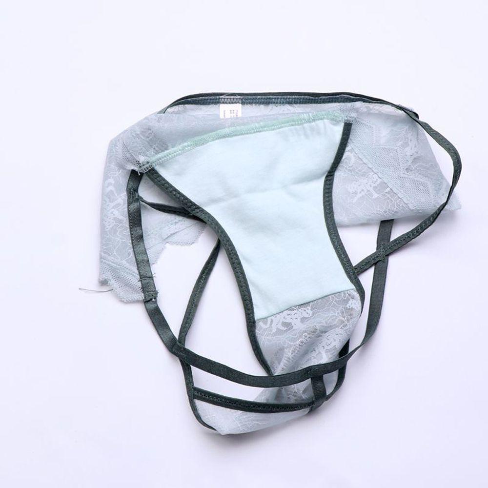 SOMEDAYZL Quần Lót Cotton Lưng Vừa Phối Ren Quyến Rũ Thời Trang Cho Nữ