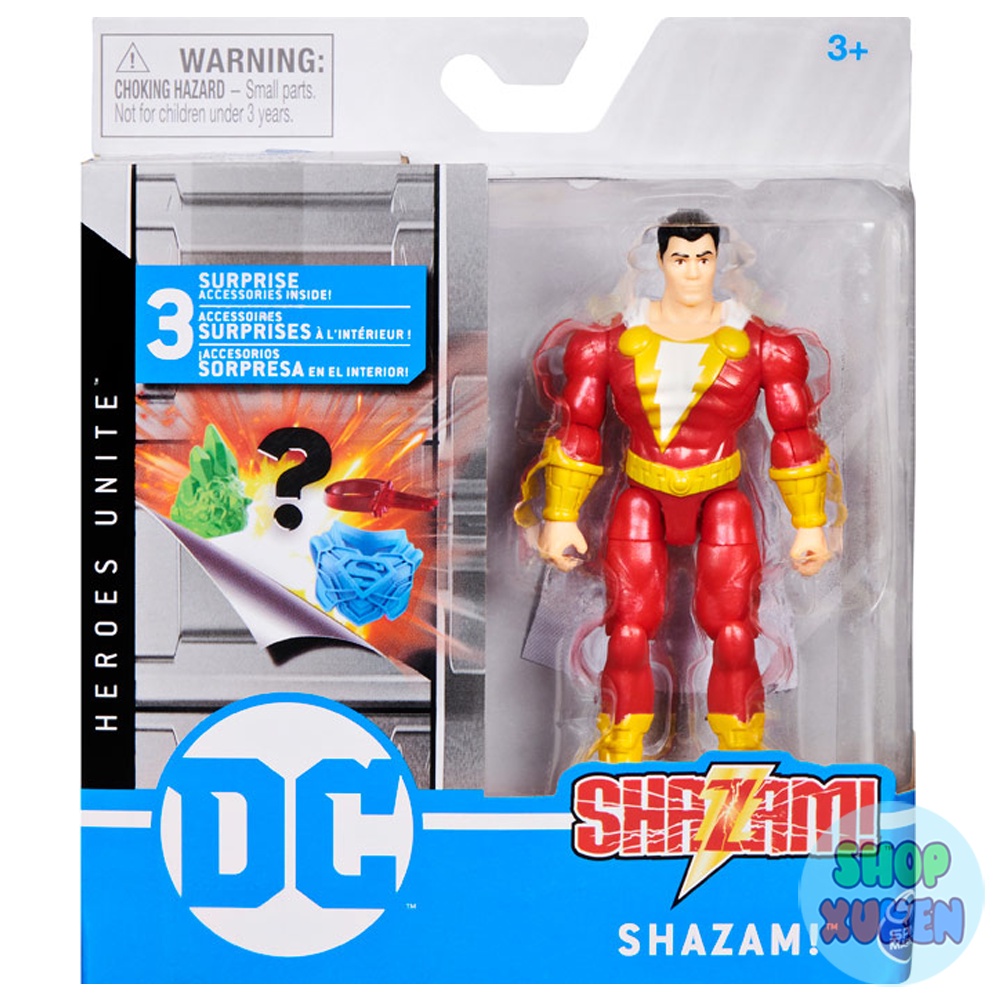 Mô hình siêu anh hùng DC - Superman, Flash, Cyborg, Shazam và Black Superman - Shopxuken