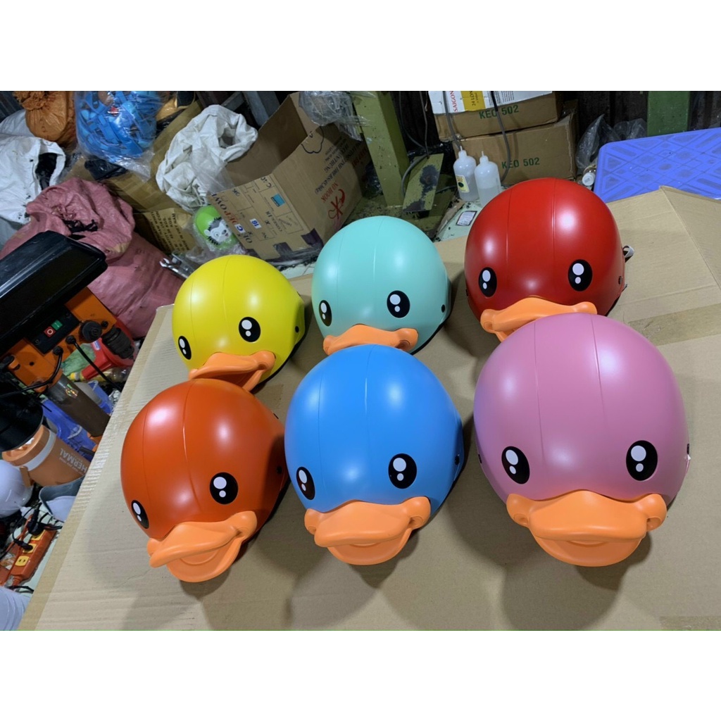 Mũ bảo hiểm cho bé hình con vịt đáng yêu, Nón bảo hiểm trẻ em chính hảng cao cấp. Dành Cho Bé Từ 2 tuổi Trở Lên