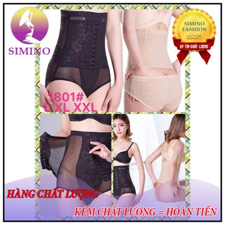 Quần đai nịt bụng giảm mỡ eo thon – quần 1801, quần gen nịt bụng, quần gen nịt bụng cạp cao, quần gen tạo dáng